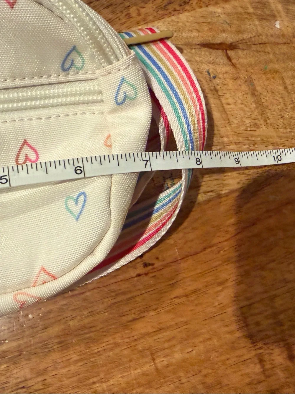 Cat & Jack Rainbow Hearts Fanny Pack